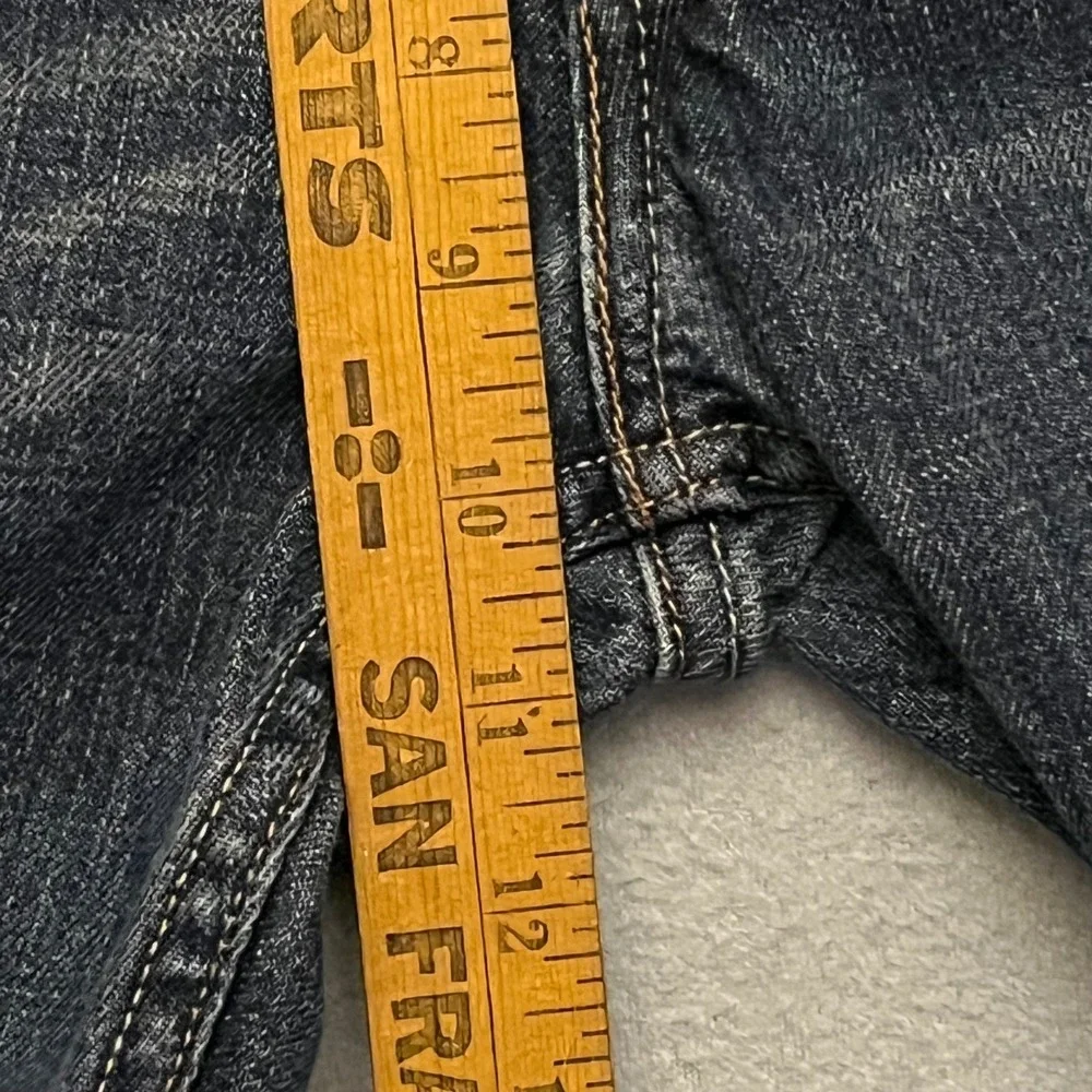 VTG Levi's 527 Low Boot Cut Jeans Mens 31x30 Y2K Dark Wash Mint 30x29